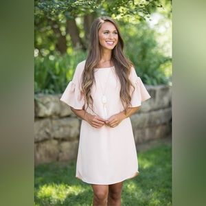 Pink Lily Blush Midi Dress